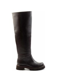 Resim Kahve Hakiki Deri Kadın Çizme K03666421503 Kahve 