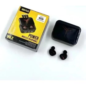 Resim Torima M88 Plus Şarj Göstergeli Powerbank Özellikli Bluetooth Kablosuz Kulakiçi Kulaklık Siyah 
