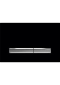 Resim Geberit Sigma50 115.788.dw.2 Kumanda Paneli, Çift Basmalı, Siyah, Krom Butonlu Siyah 