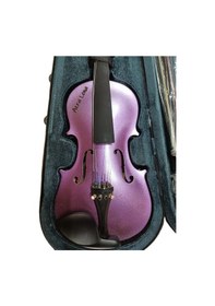 Resim Idol Simli Lila Renk . Isme Özel Lazer Kesim 2/4 Keman 