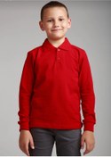 Resim LUCYK&KİDS Cocuk Polo Yaka Uzun Kolt-shirt 8-9-10-11-12-13-14 Yaş 