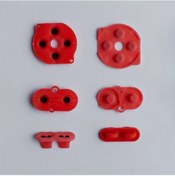 Resim Sunshine022 2 Set Kırmızı Gbc Game Boy Uyumlu Silikon Ped Takımı Ab Düğmeleri Dıy Tamir 