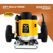 Resim Anadolu Strong Anadolustrong Ans1027 1400w Profesyonel Çift Kollu Freze Makinası 