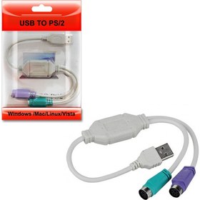 Resim Kablo USB To Ps2 Dönüştürücü Narıta 