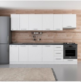 Resim Minar 290 Cm Mutfak Dolabı Beyaz 290-b5 