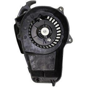 Resim Yuntech01 47/49cc Minibike İki Zamanlı Offroad Tam Alüminyum Çekmeli Başlatıcı Ateşleyici Anahtar Siyah 