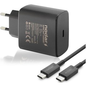 Resim Büro Ev Ofis Cihazı İçin Beyaz 45w Typec Pd Hızlı Şarj Adaptör Seti 