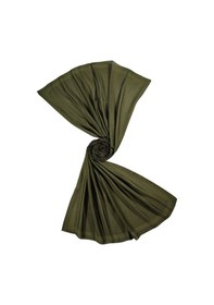 Resim Mim Eşarp Mısırlı Eşarpları Parıltılı Bantlı Elegance Prenses Şal Haki 
