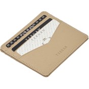 Resim Bej Deri Unisex Kredi Kartlık - S1KK00001665-V4A 