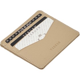 Resim Bej Deri Unisex Kredi Kartlık - S1KK00001665-V4A 
