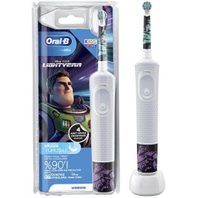 Resim Oral-B D100 Vitality Lightyear Özel Seri Çocuklar İçin Ekstra Yumuşak Şarj Edilebilir Diş Fırçası 