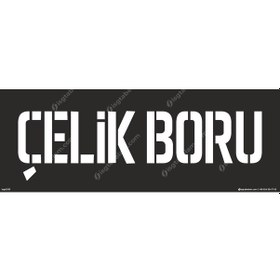 Resim Çelik Boru Boyama Şablonu 