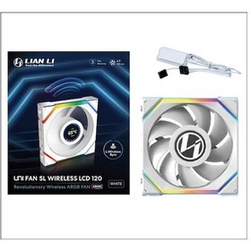 Resim Lian Li Unı Fan Sl Wıreless Lcd 1x120mm Siyah Kasa Fanı (G99.12SLLCD1W1B.00) 