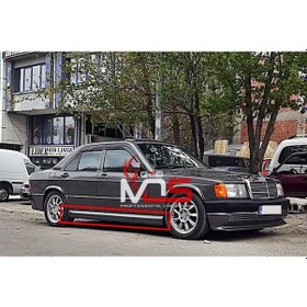 Resim Mercedes 190e Uyumlu Marşpiyel Sağ Sol Takım Fiberglass Boyasız 