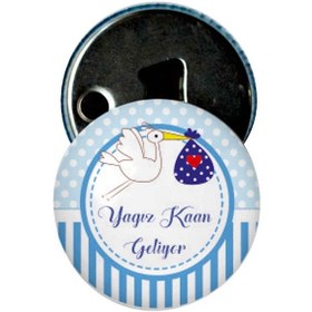 Resim Famous Bebek Şekeri Magnet Bebek Mevlüt Hediyelik Isimli Kapak Açacak (434856220) 