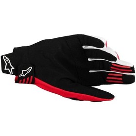 Resim Alpinestars Techstar Off-road Eldiveni Kırmızı Siyah 