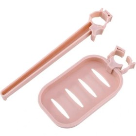 Resim Puluz 3 Adet Lavabo Asma Depolama Rafı Pembe ((Yurt Dışından) 