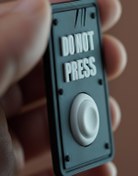 Resim AHWALL DO NOT PRESS Temalı Yeni Nesil 3d Baskı Arkası Cırtlı Patch/peç/arma (4X6 CM) 