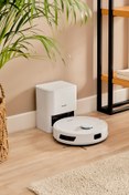 Resim HOMEND Alex Laser Power 1289h Otomatik Boşaltım Sistemli Yeni Nesil Moplu 5 Kpa Robot Süpürge Beyaz 