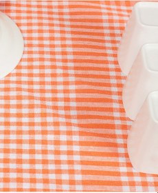 Resim Turuncu Renk Pöti Kare Kurulama Bezi,beslenme Ve Servis Peçetesi 