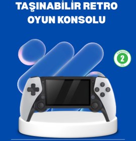 Resim byzm Taşınabilir 4.3” Ekranlı Retro Oyun Cihazı 