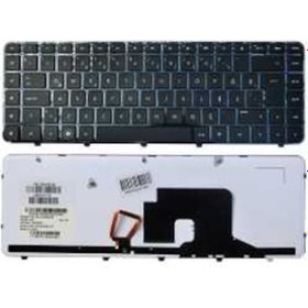Resim Hp Dv6-3000, HP Uyumlu Dv6-3100 Klavye Türkçe (Işıklı) AELX6A00220 LX6 L 