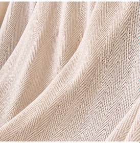 Resim Soft Koltuk Şalı - Beyaz - 180x210 Cm Çok Renkli 