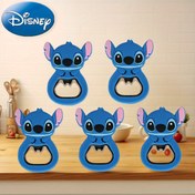 Resim 5 Adet Disney Stitch Silikon Şişe Açacağı - Sevimli Karakter Tasarımı, Dayanıklı & Taşınabilir Ev, Partiler İçin, Disney Hayranları Hediyesi, Disney Aksesuarı, Parti Malzemesi, Eğlenceli Tasarım, Çizgi Film Temalı, Pürüzsüz Yüzey 