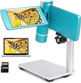 Resim Andonstar AD203 Elde Taşınabilir Cep Dijital Mikroskop Mavi 