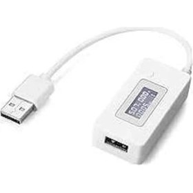 Resim SDT Group Dc 3-7V USB Voltmetre Ampermetre Göstergeli Mobil Şarj Kapasite Test Edici 