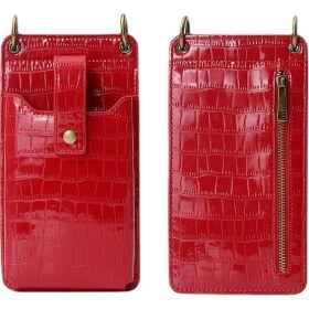 Resim Keluofu Yeni Çok Fonksiyonlu Crossbody Dikey Mini Tek Omuz Madeni Para Cüzdanı (Yurt Dışından) 