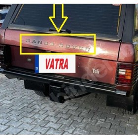 Resim Range Rover 3.5 V8 Uyumlu Siyah Range Rover Bagaj Yazısı 