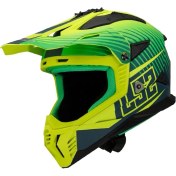 Resim LS2 Fast 2 Duck Cross Kask Yeşil Neon Sarı 
