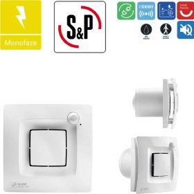 Resim Soler&Palau Silent Dual 200 Sensörlü Banyo Wc Mini Aksiyel Fan 