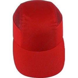 Resim Shelter Darbe Emici Baret Şapka Kırmızı 