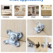 Resim 40 adet Ağır Hizmet Metal Köşe Braketleri - Matkap Gerektirmeyen Kurulum, Ahşap İşleri, Mobilya Montajı, Dolaplar, Çekmeceler, Dolaplar için Çoklu Özellikli Vidalar ve Donanım - Dayanıklı Endüstriyel Güçlü Metal Bağlantı Elemanları, Mobilya Montaj Araçları, Çok Yönlü Montaj Seçenekleri, Sağlam Yapı 