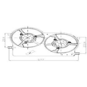 Resim KALE 12622210 ELEKTROFAN GRUBU PALIO 02- 1.3 JTD ALBEA 02- 1.3 JT 