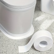 Resim 1 Rulo Su Geçirmez Kendinden Yapışkanlı Mastik Şeridi - Küvet ve Banyo Lavabo Kenarları için Dayanıklı Plastik Sızdırmazlık Bandı, Uygulaması Kolay Duvar Boşluk Doldurucu 