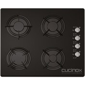 Resim Cucinox GLS 640 Siyah Ankastre Ocak 