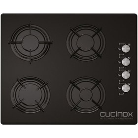 Resim Cucinox GLS 640 Siyah Ankastre Ocak 