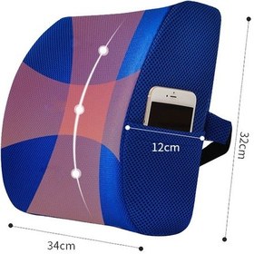 Resim Sones Ofis Bel Yastığı Araba Yastığı Yastık Çekirdekli, Stil: Hafızalı Köpük Süet Gri 