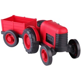 Resim NW NessiWorld Nessiworld LC Römorklu Sürtmeli Plastik Traktör 