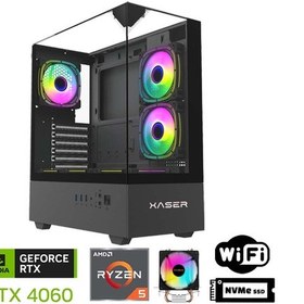 Resim Xaser XSR1096 R5-8400F 32 GB 1 TB M.2 NVMe SSD 8 GB RTX4060 Free Dos Masaüstü Oyuncu Bilgisayarı 
