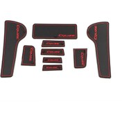 Resim Next Oto Chevrolet Cruze Ped Kaydırmaz Ped 9 Parça Kırmızı 