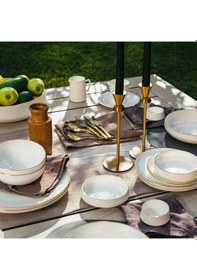 Resim Sufi 12 Kişilik Yemek Takımı 55 Parça Altın 