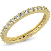 Resim 14 Ayar Altın Tamtur Yüzük Tek Sıralı 