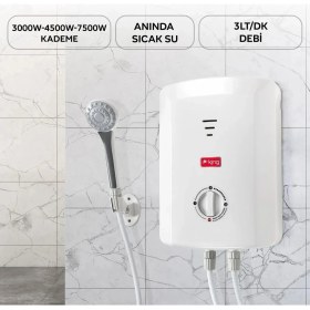 Resim King K 7008 Ekvator Ani Su Isıtıcı Şofben 4 Yıl Garantili 
