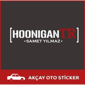 Resim Hoonigan Tr Isme Özel Sticker Isim Sticker Hoonigan Tr Sticker 