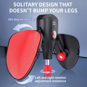 Resim Evrensel Kegel Egzersiz Aleti, Ayarlanabilir Direnç Bacak Eğitmeni, Görsel Ekran, Kırılma Önleyici Tasarım, Unisex Bacak İnceltme Ekipmanı, Kayış ile, PE Malzeme, Şükran Günü, Noel, Cadılar Bayramı, Yılbaşı için - Siyah, Gri, Kırmızı 