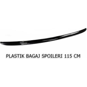 Resim Honda Vtec Bagaj Üstü Spoiler Piano Black 115 Cm 